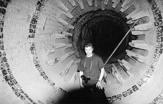 A man inside the tube